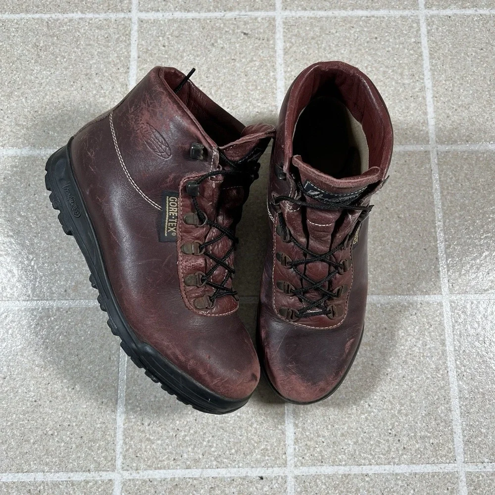Vasque Sundowner Gortex Italy Hiking Backpacking Boots Gorpcore Cowhide Men's 8M